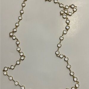 Gold and Silver Crystal Necklace